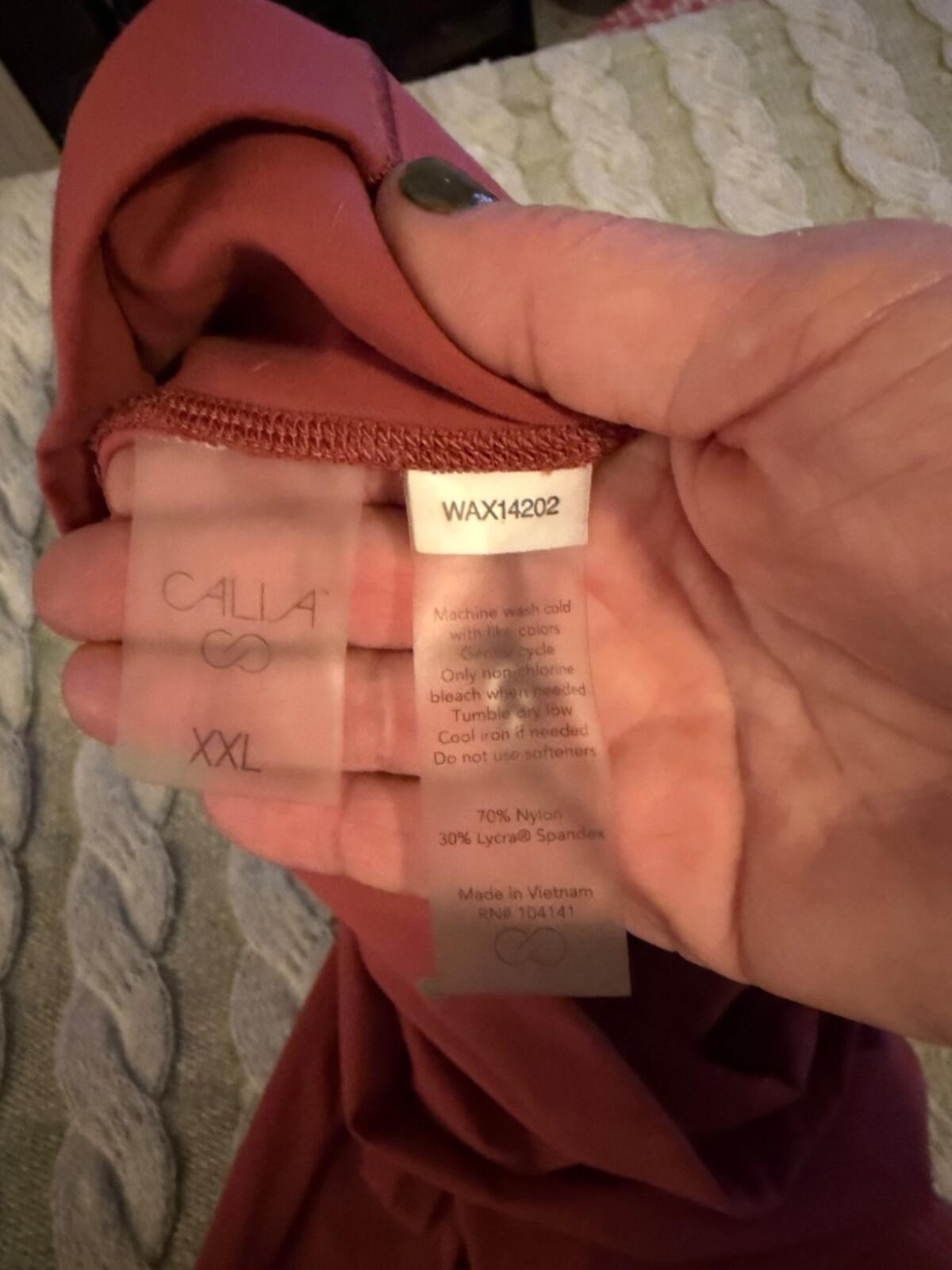 CALIA Ankle Leggings with Pockets, Size XXL