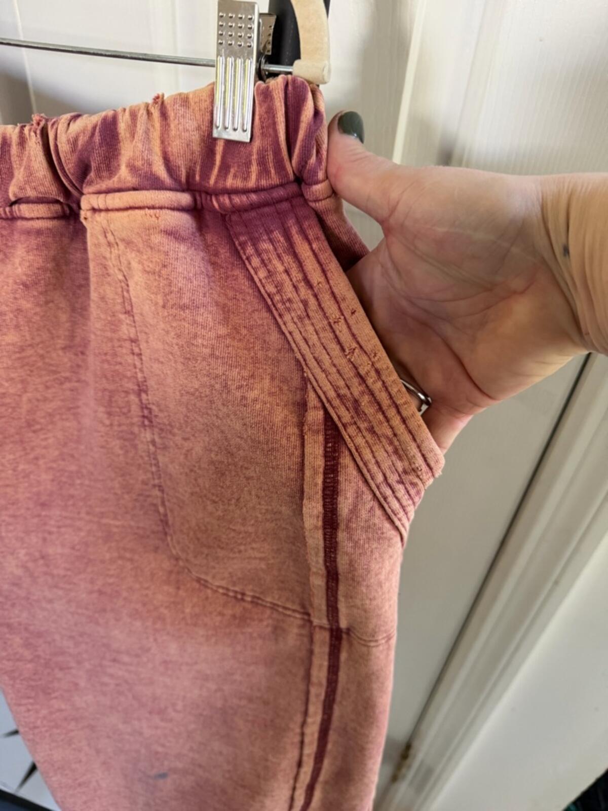 Oddy Mineral Wash Joggers Women’s 3X Terracotta Lounge Sweatpants Boho
