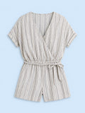 Cupshe Striped Print Romper NWT Size L
