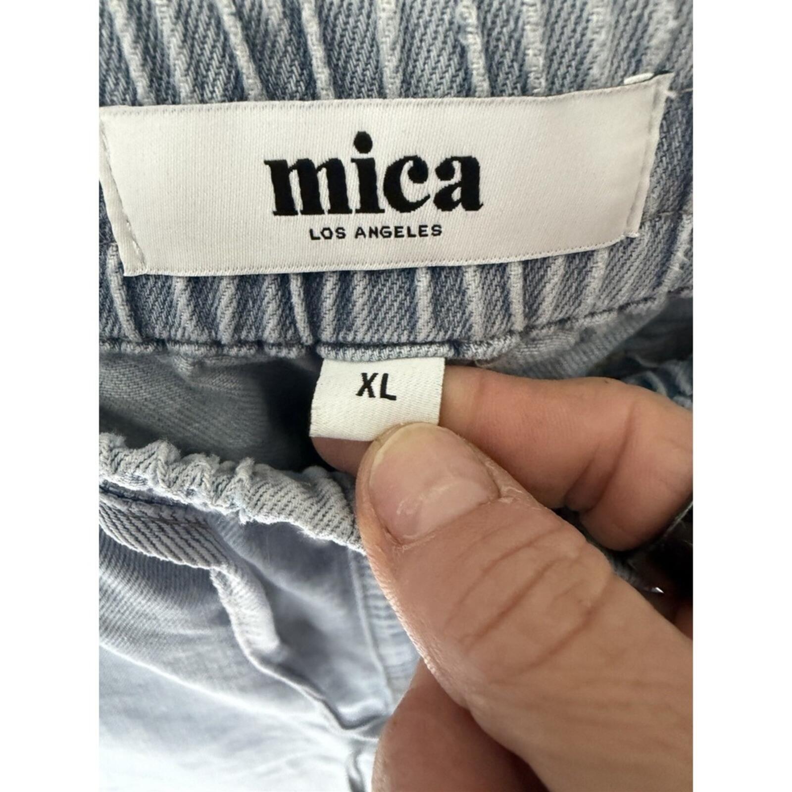 Mica Los Angels Woman's Wide Leg, Ankle Length Drawstring Jeans, Woman's XL NWT