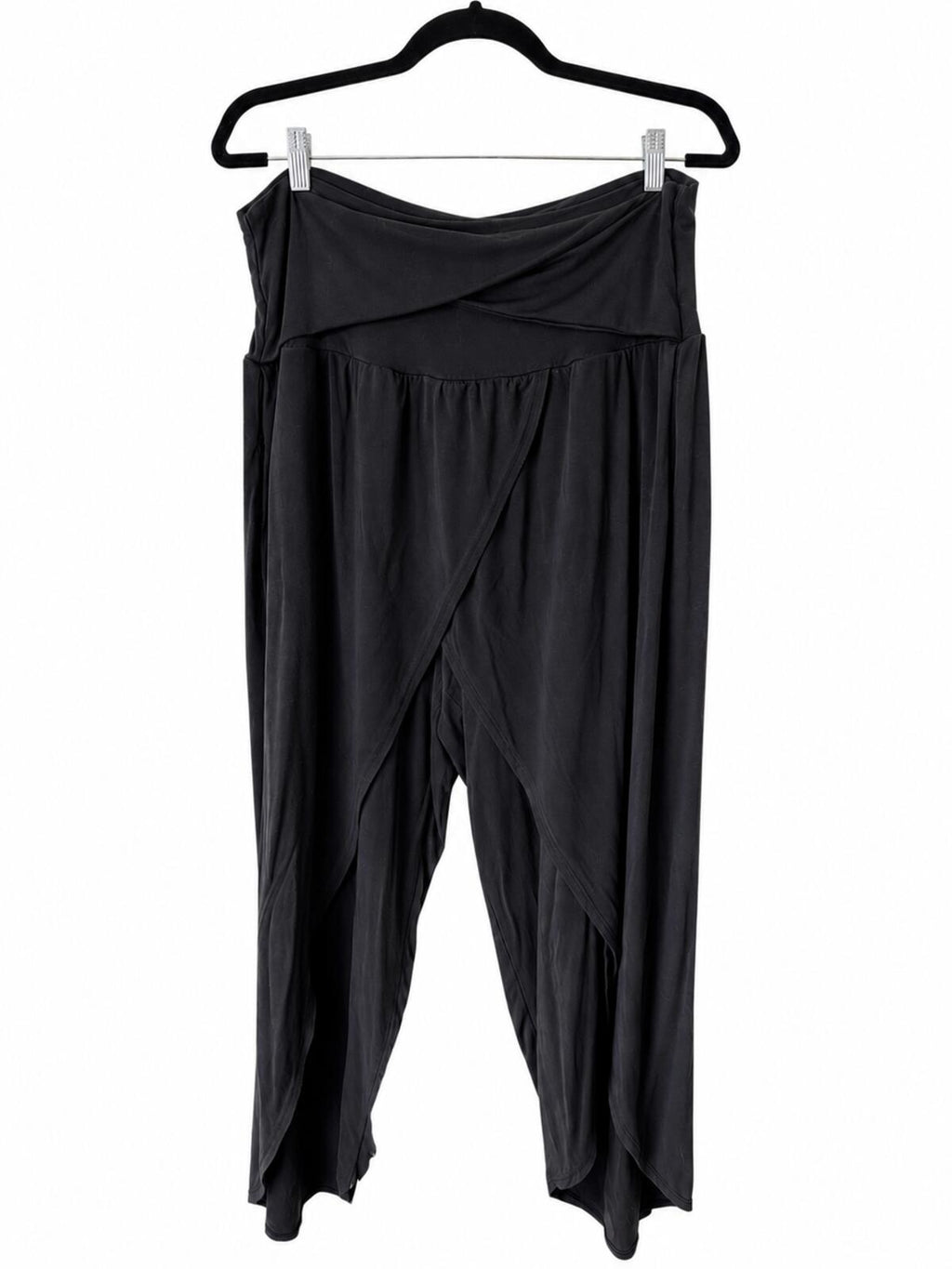 Athleta Women's Black Draped Pants Size 1X