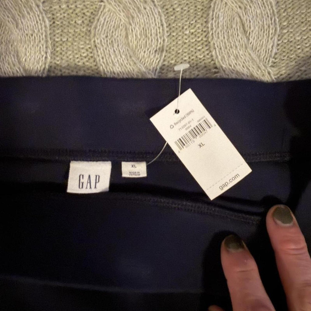 Gap Navy Knee Length Pencil Skirt, Size XL, NWT