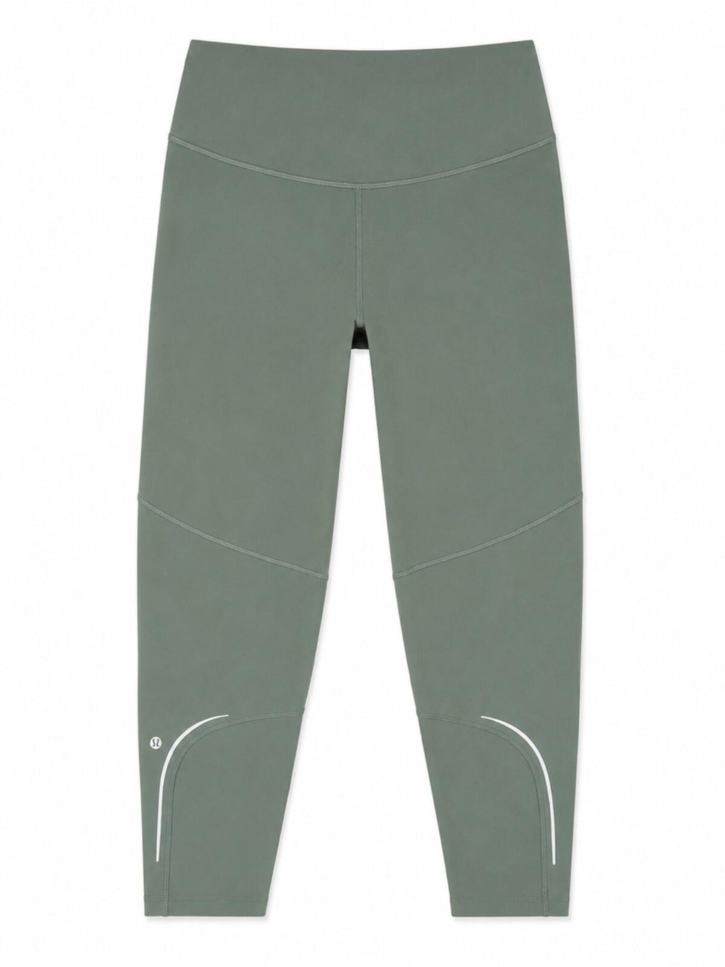 Lululemon Sage Green Cropped Leggings Nulux Size 14 NWOT