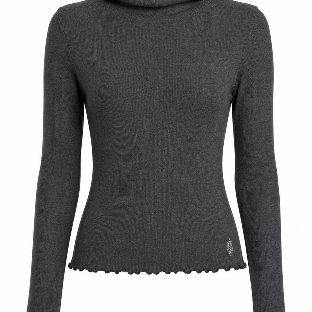 FP Movement by Free People Grey Heather Hooded Shirt