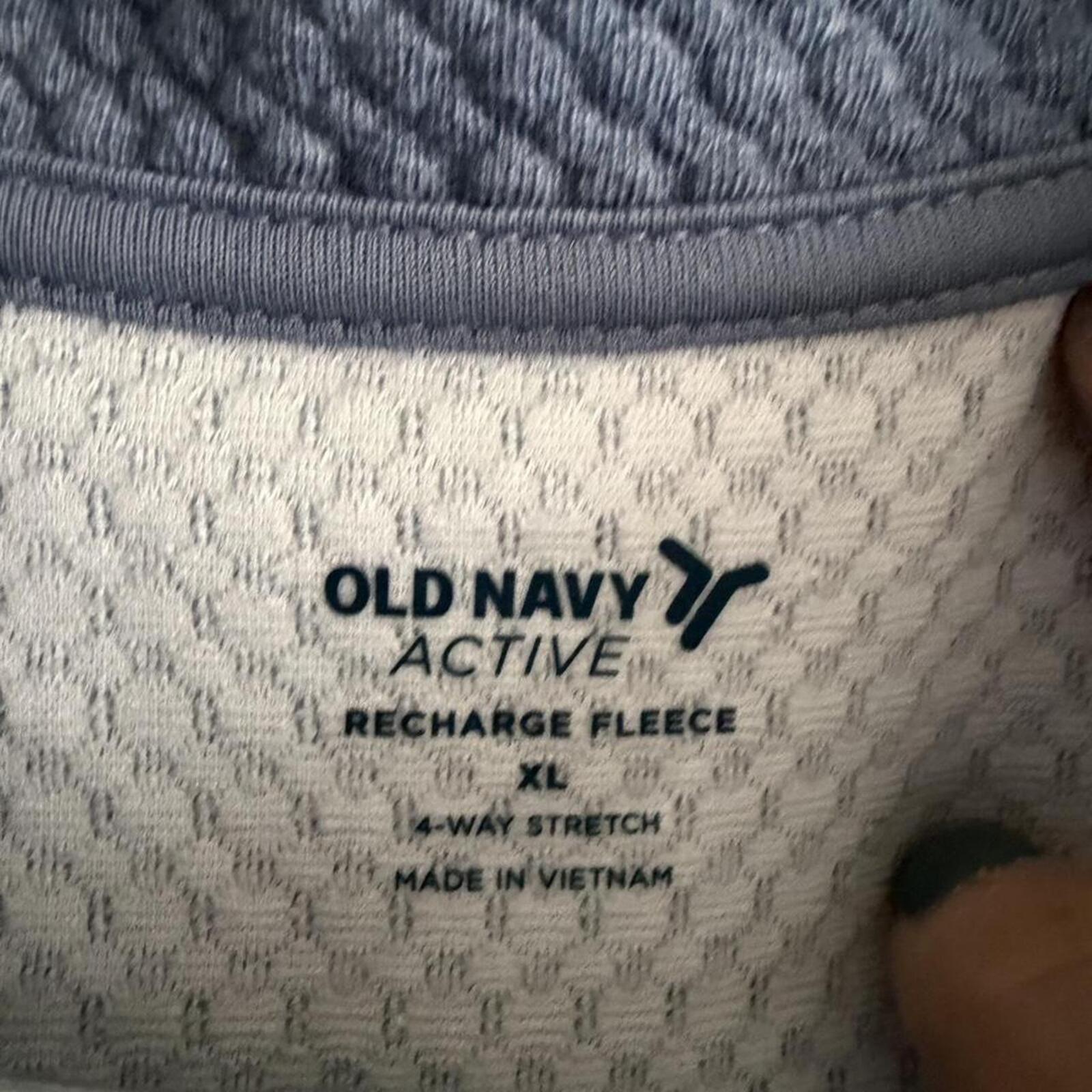 Old Navy Active Recharge Fleece Half-Zip Pullover XL