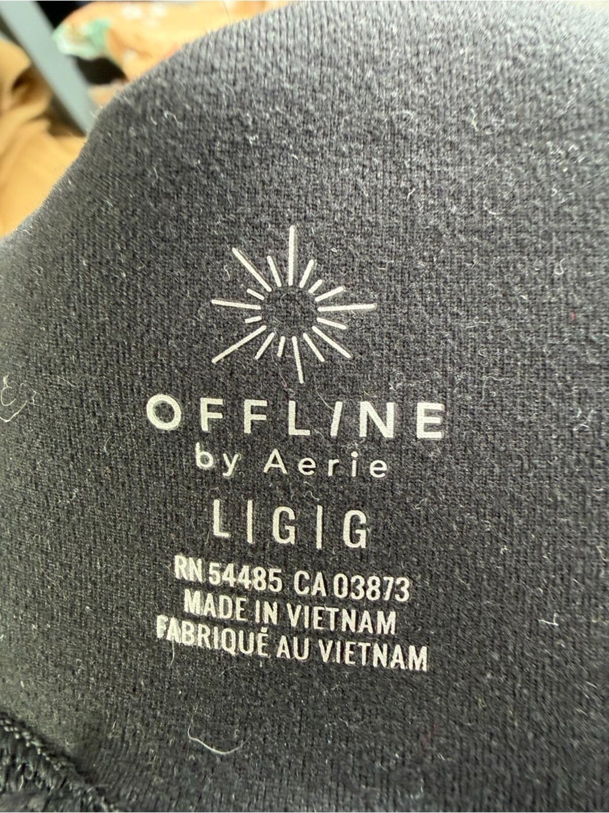 OFFLINE by Aerie Fold Waist, Jogger Pants with Pockets Size Large NWOT