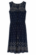 Luck Brand Boho Sleeveless Dress w/Beaded Details