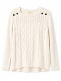 Jones New York Signature Sweater w/Button Detail