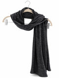 Lululemon Heathered Charcoal Knit Scarf NWOT