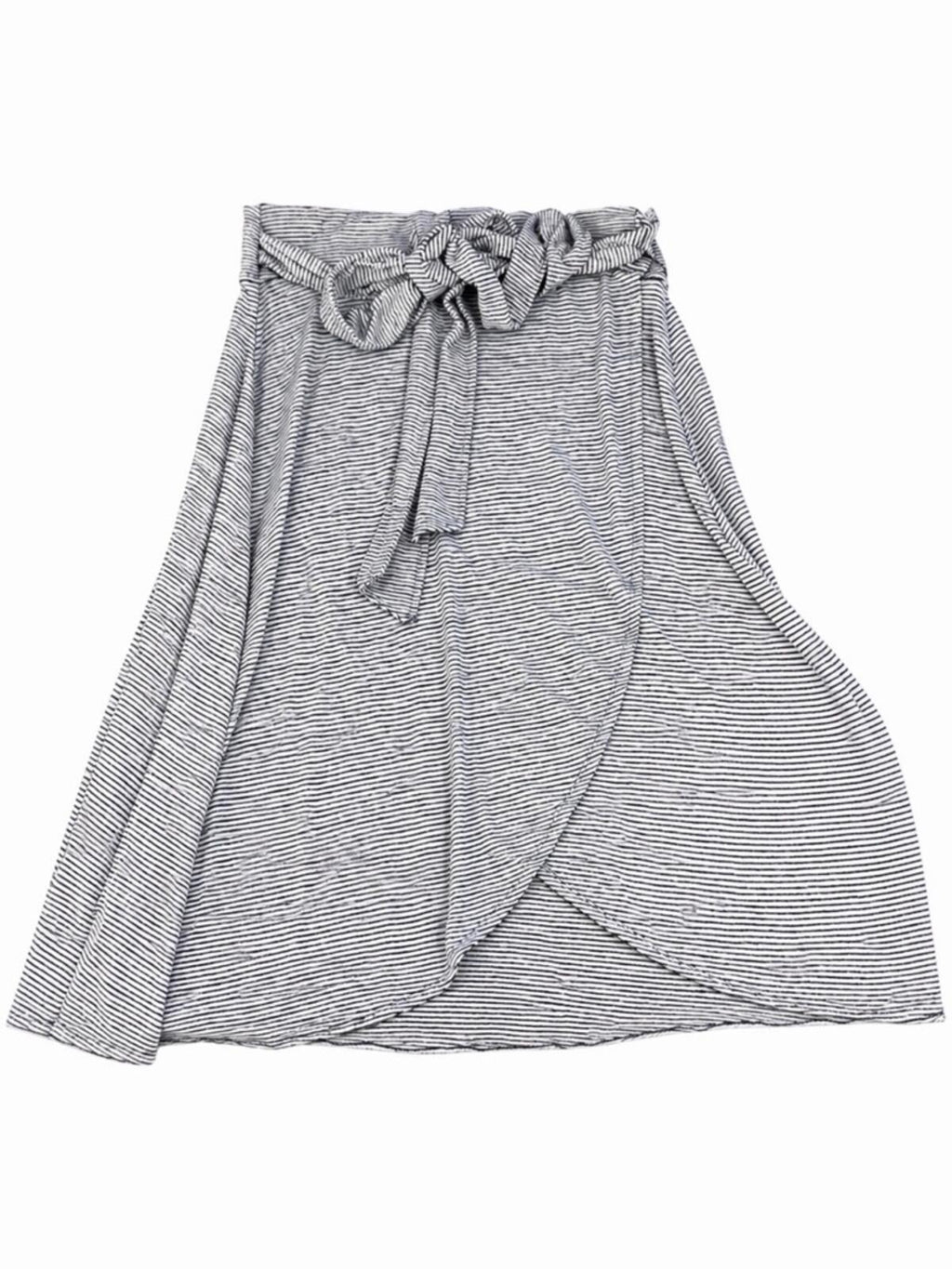 GAP Women’s Striped Wrap Maxi Skirt with Waist Tie