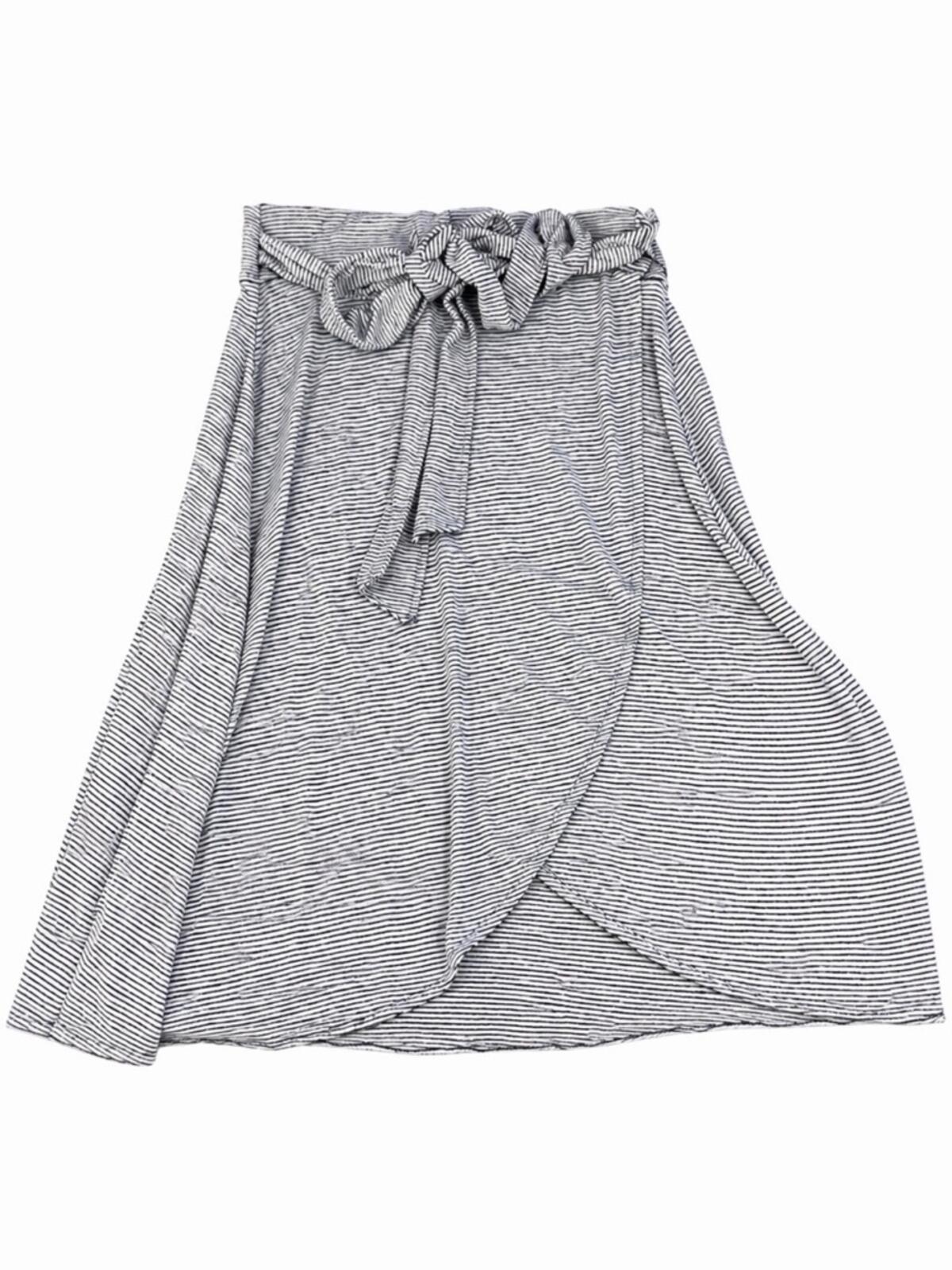 GAP Women’s Striped Wrap Maxi Skirt with Waist Tie