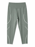 Lululemon Sage Green Cropped Leggings Nulux Size 14 NWOT