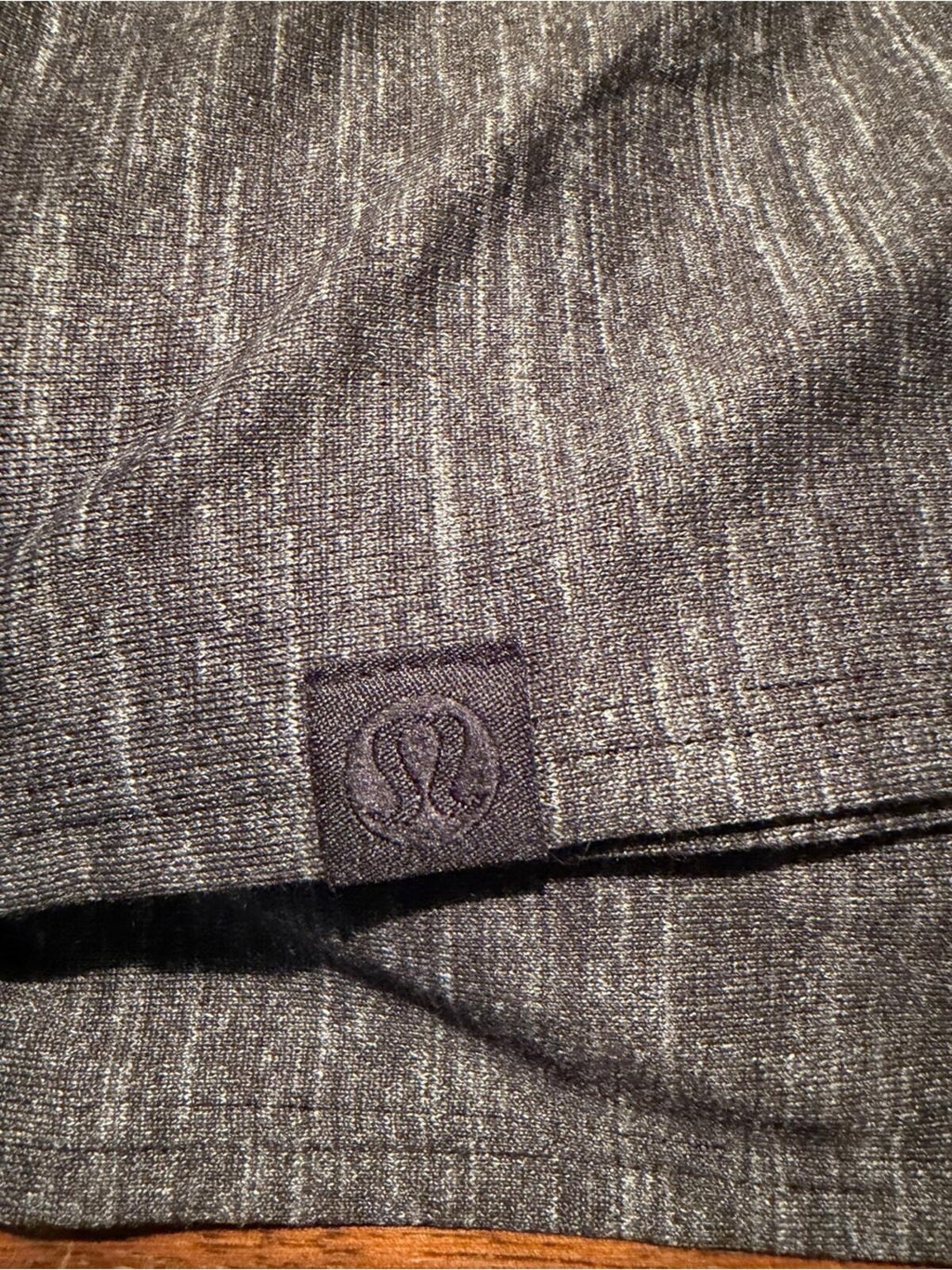 Lululemon Heathered Charcoal Knit Scarf NWOT