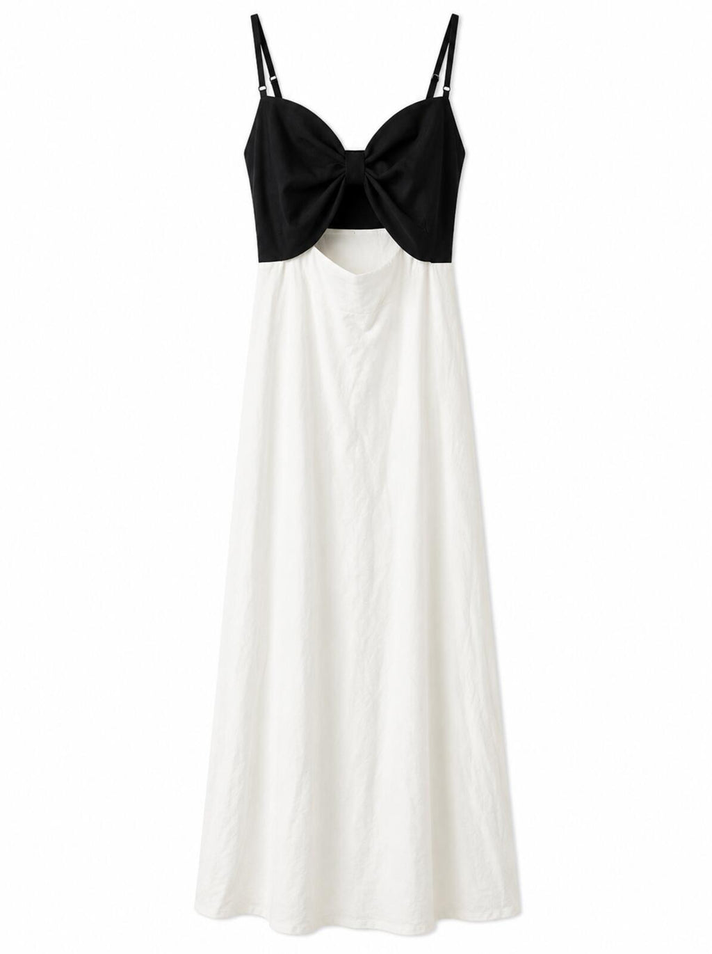 Aron & Amber Black and White Linen Cotton Dress