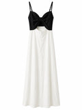 Aron & Amber Black and White Linen Cotton Dress