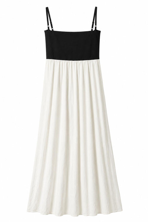 Aron & Amber Black and White Linen Cotton Dress
