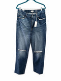 Good American Good Boy Jeans w/Distressed Detail 0071