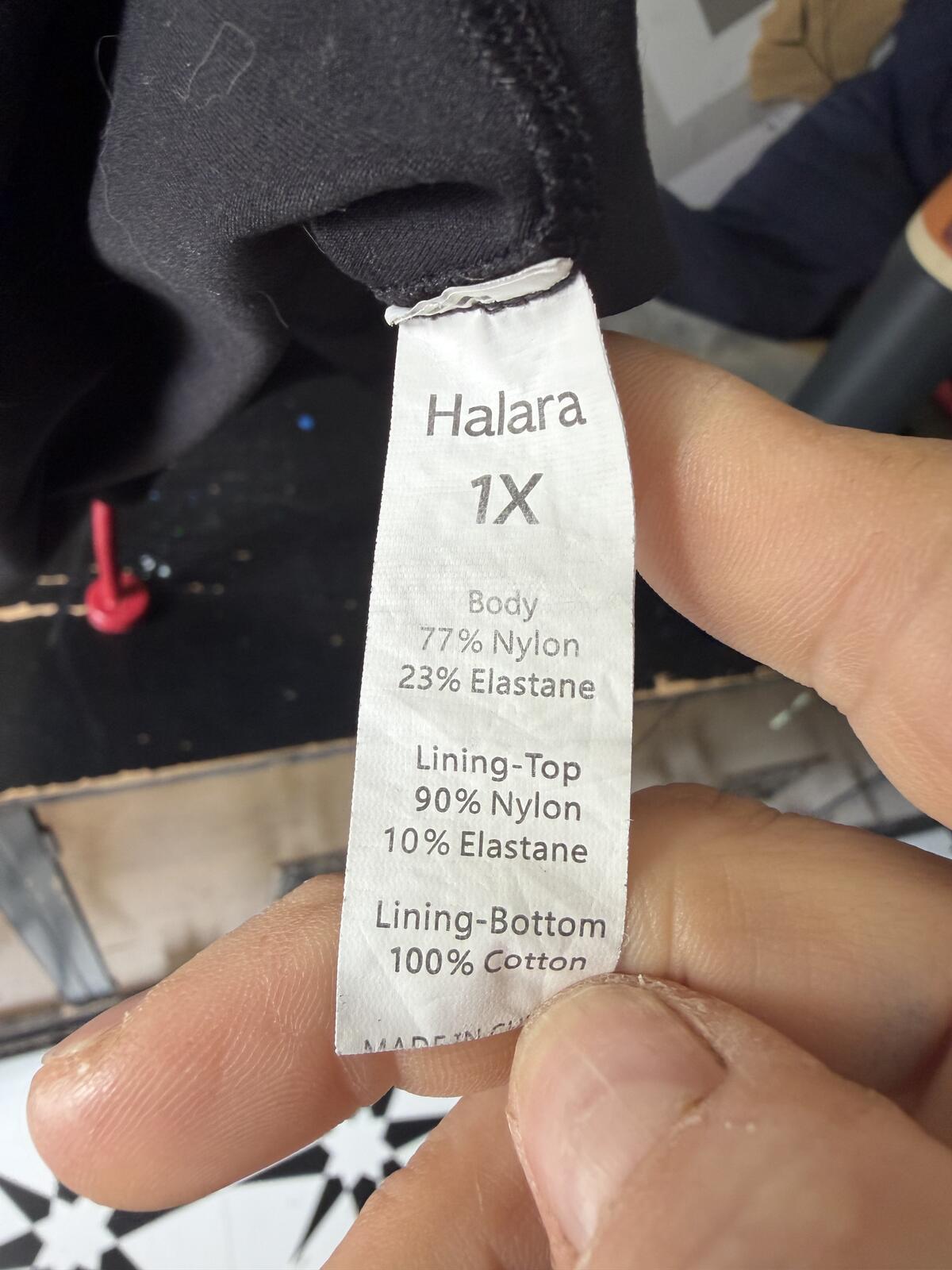 Halara Black Tennis Dress with Adjustable Straps Size 1X NWOT