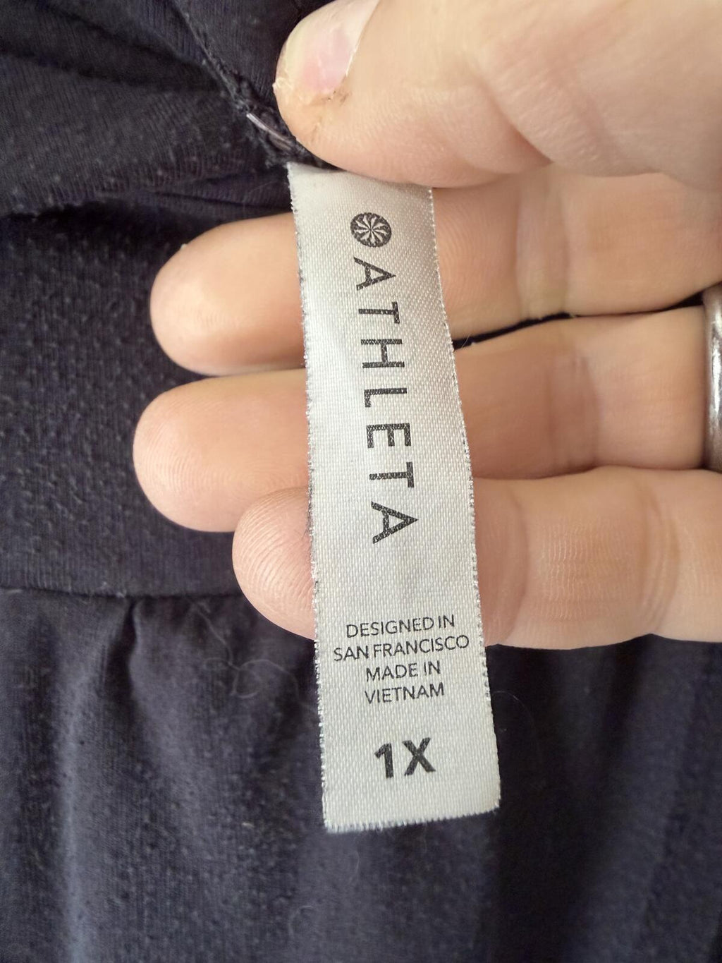 Athleta Women's Black Draped Pants Size 1X