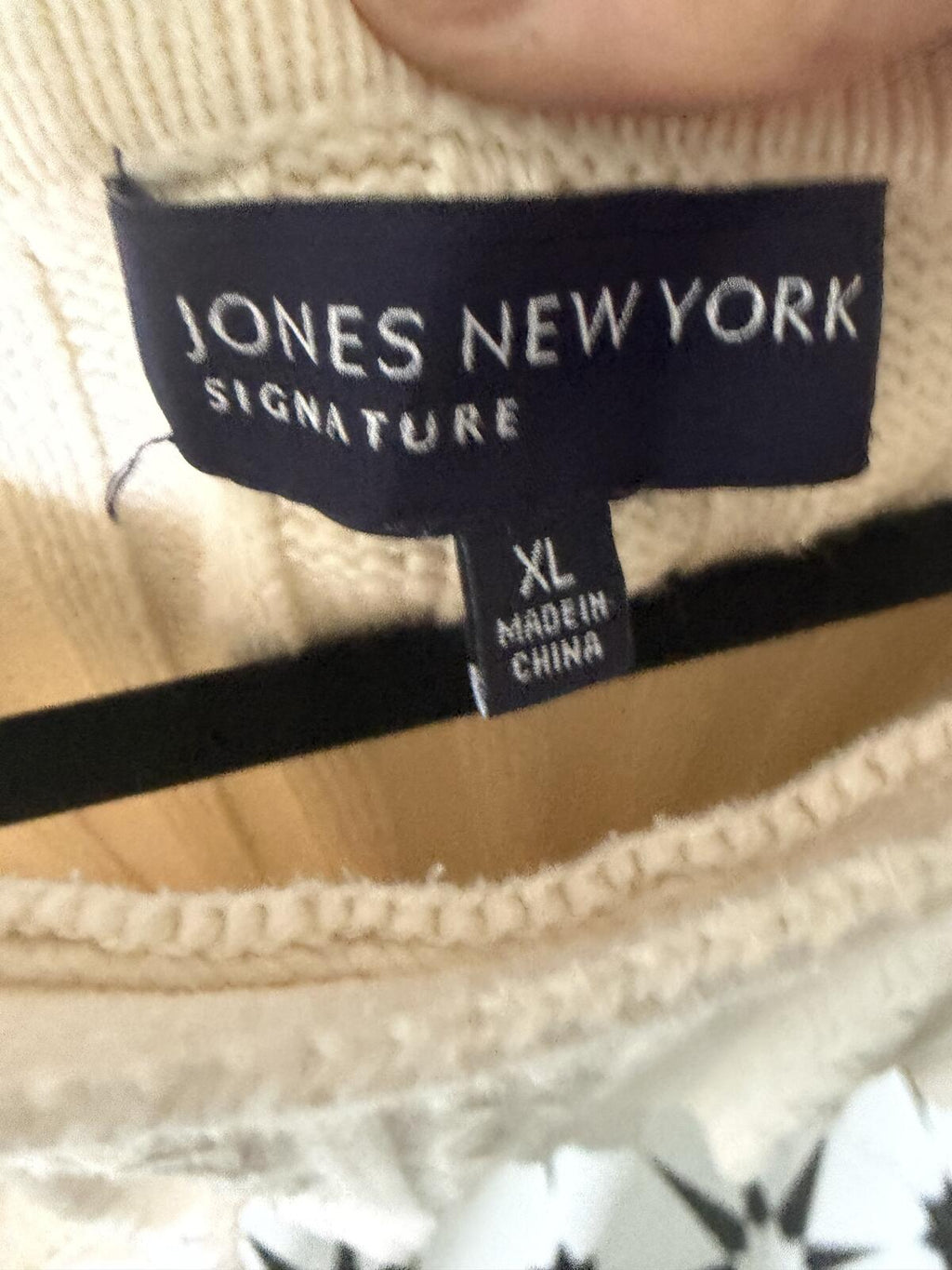 Jones New York Signature Sweater w/Button Detail