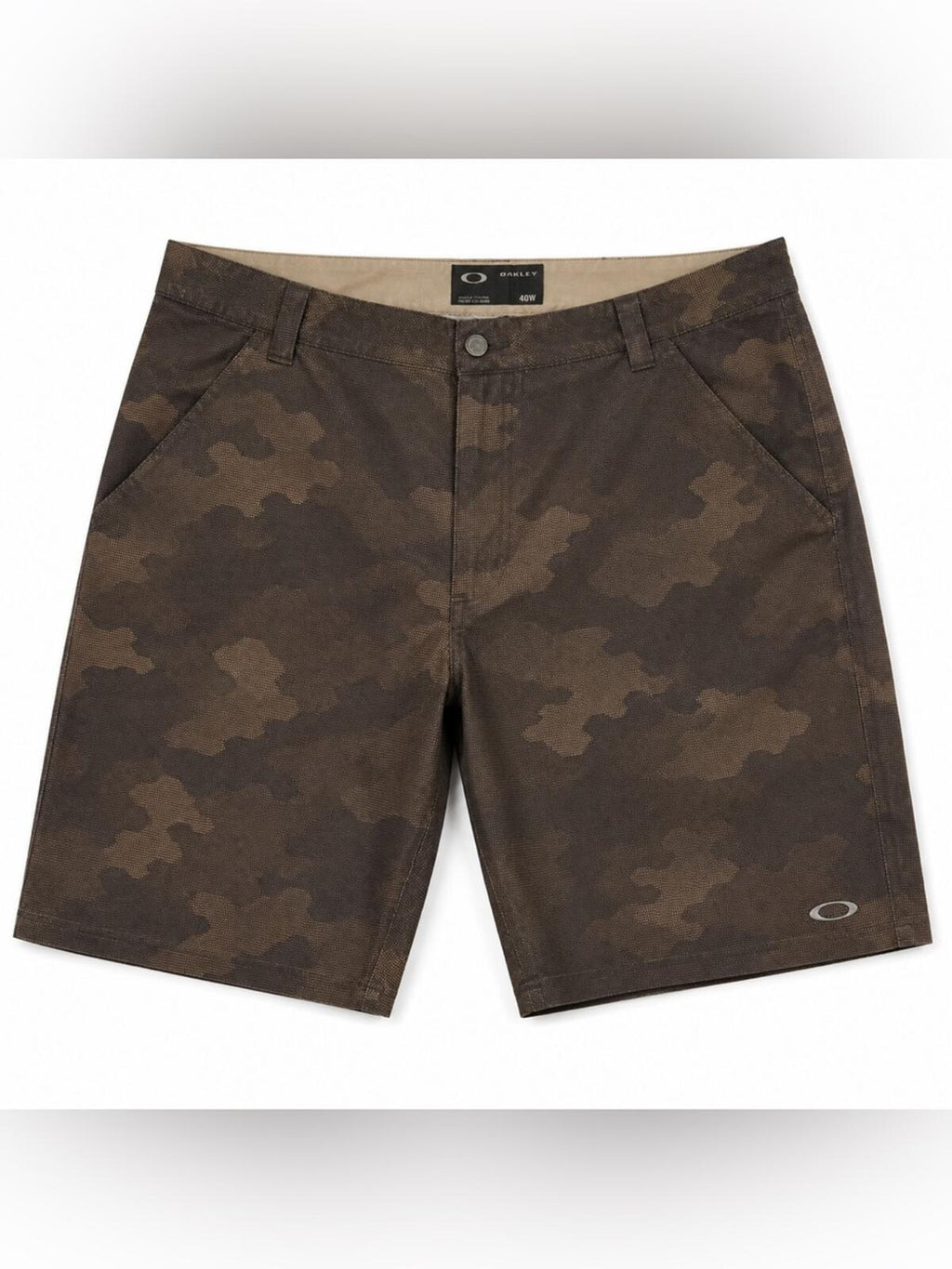 Oakley Men's 40W Brown Camouflage Shorts EUC