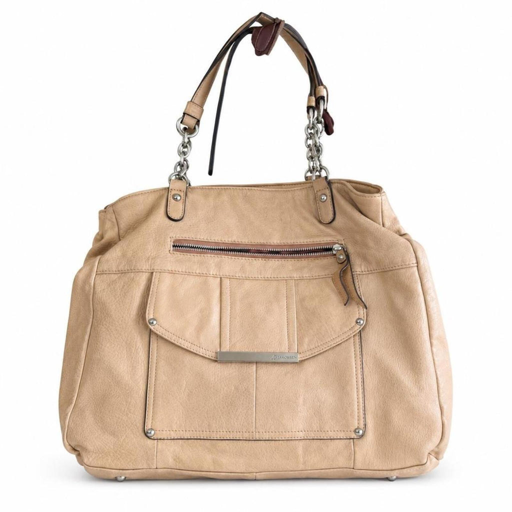 B Makowsky Leather Shoulder Bag, Y2K Slouchy Boho Style